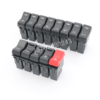 適配重汽豪沃德卡翹板開關面板改裝淋水滴水按鈕其他 原價5.